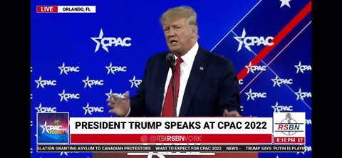 Best 2 Minutes by President Trump at CPAC 2022