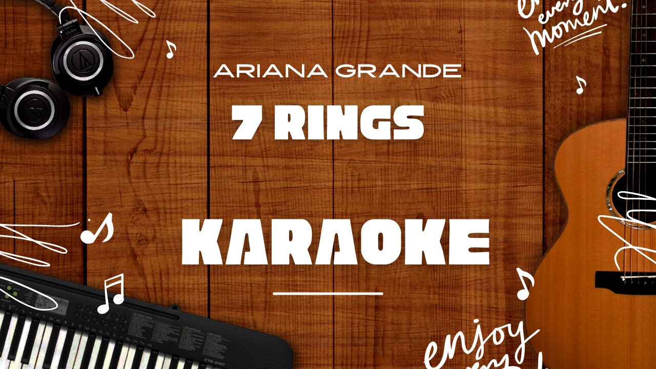 7 rings - Ariana Grande♬ Karaoke