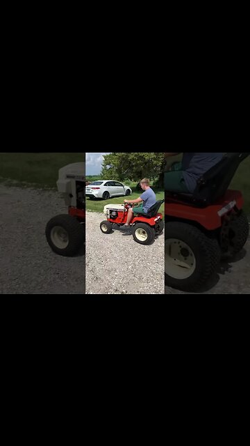 He is hooked on the Simplicity 3416H mower- and now I need a deck……