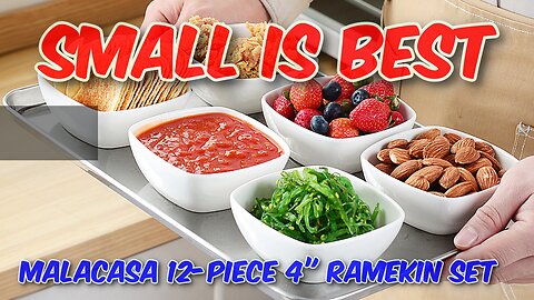 MALACASA 12-Piece 4" Ramekin Set Review