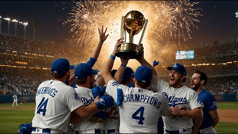 FINAL OUT: The Dodgers win the 2024 World Series!