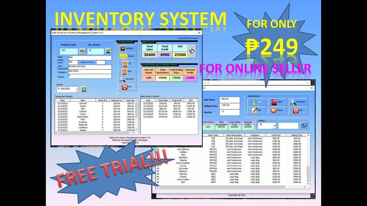 INVENTORY MANAGEMENT SYSTEM TUTORIAL