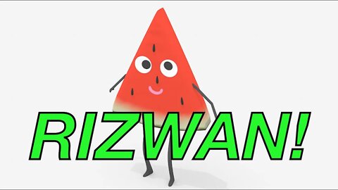 Happy Birthday RIZWAN! - WATERMELON Birthday Song