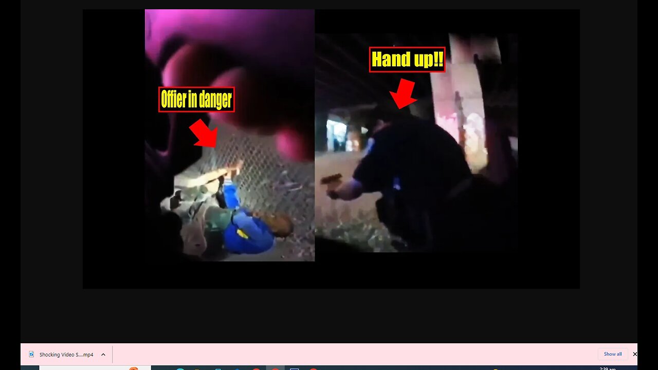 San Francisco Police Shoot Homeless Men in Knife Struggle | Cop cam