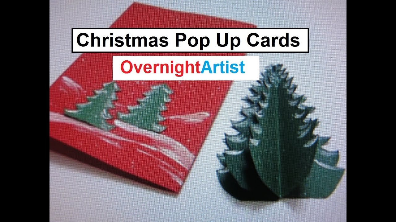 Christmas Crafts - Pop Up Card & Christmas Tree Craft