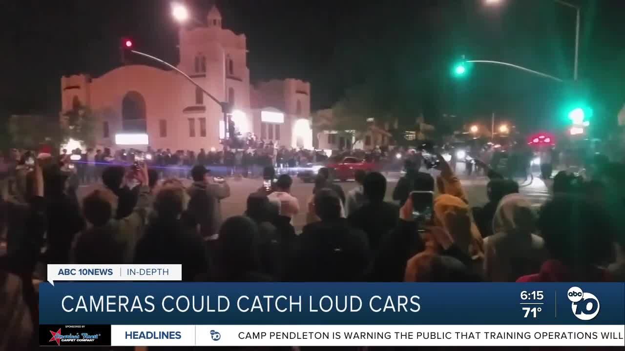 Cameras could soon help catch street takeovers, loud cars in San Diego