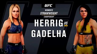 EA Sports UFC 3 Gameplay Claudia Gadelha vs Felice Herrig