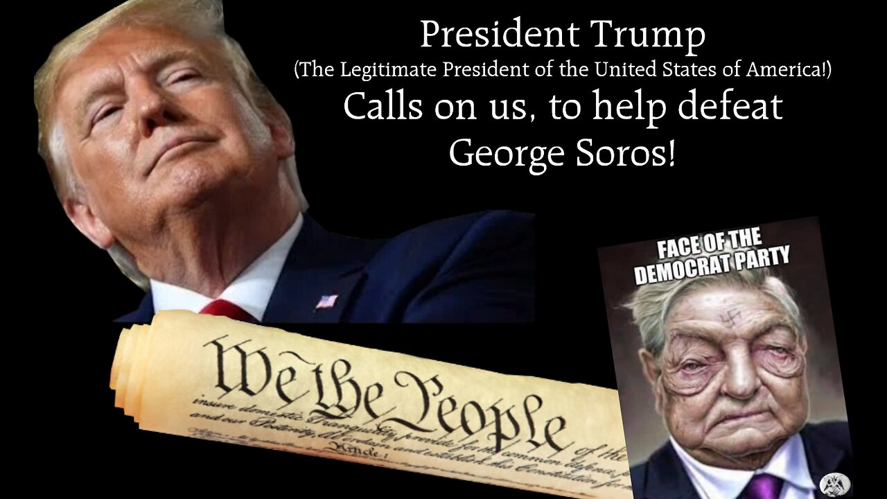 ⚡President Trump ~ About Soros⚡