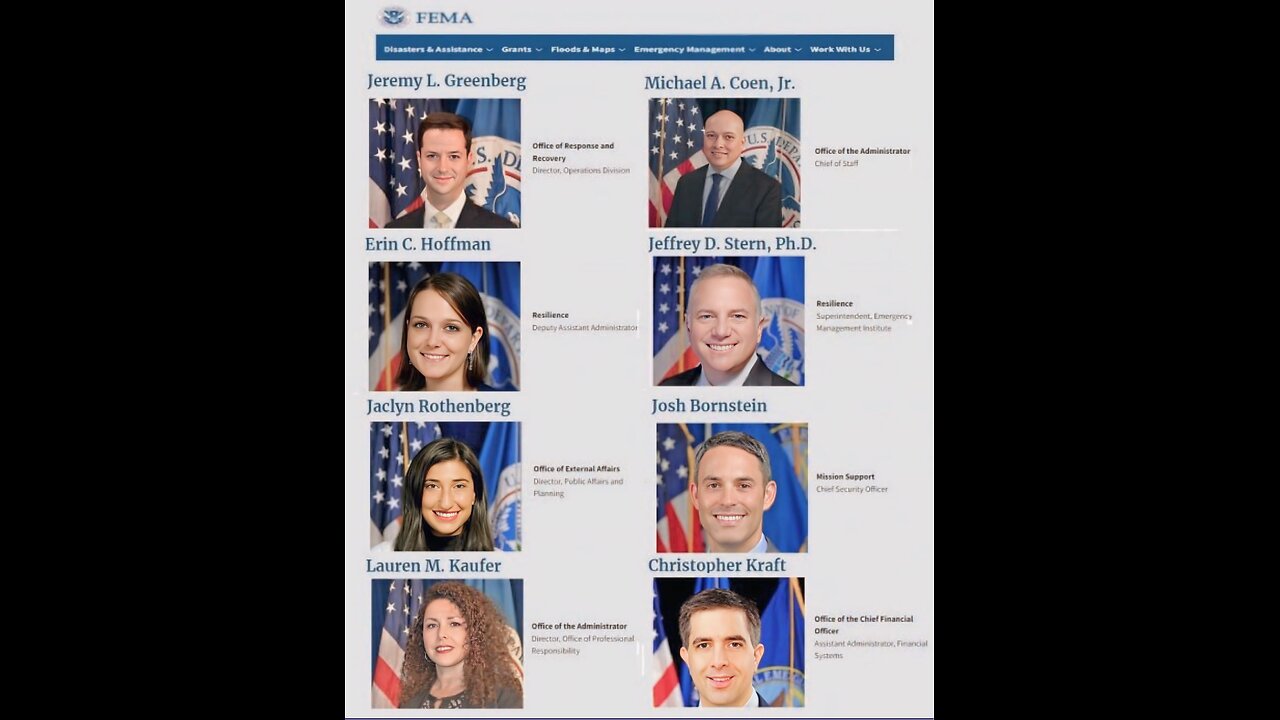FEMA Controlled And Run By Jews - LOOK: