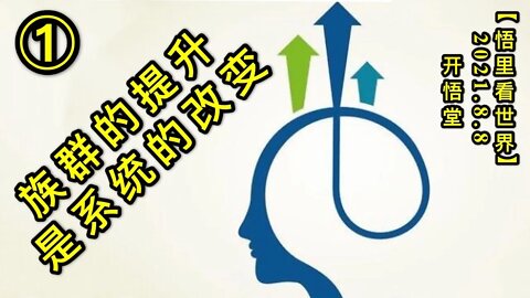 KWT2223(1)族群的提升是系统的改变20210808-3【悟里看世界】