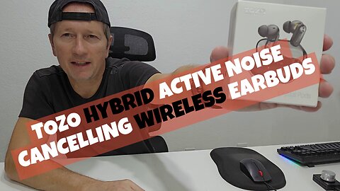 TOZO Crystal Pods Review With Live Mic Test | Hybrid ANC Wireless Earbuds, Deep Bass, BT 5.4