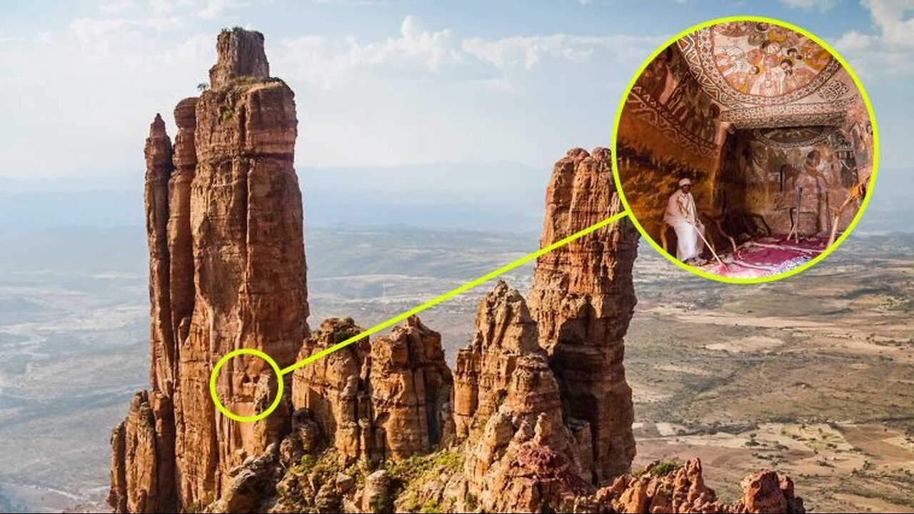 The World's Most Inaccessible Church #church #worldmost #fyp