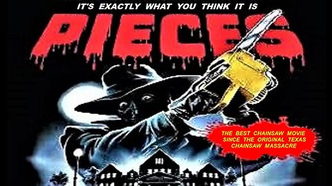 PIECES 1982 Spanish Terror - Chainsaw Killer is Loose on College Campus FULL MOVIE in W/S & HD