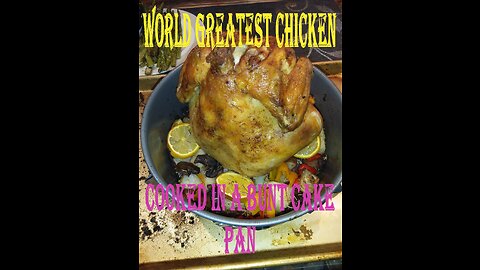 Bunt Cake Pan Chicken