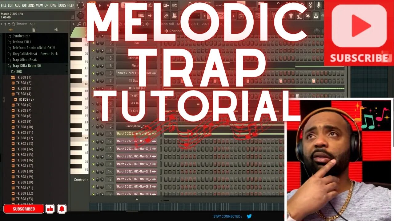 TRAP TYPE BEAT TRAP TUTORIAL PROCESS DEMO