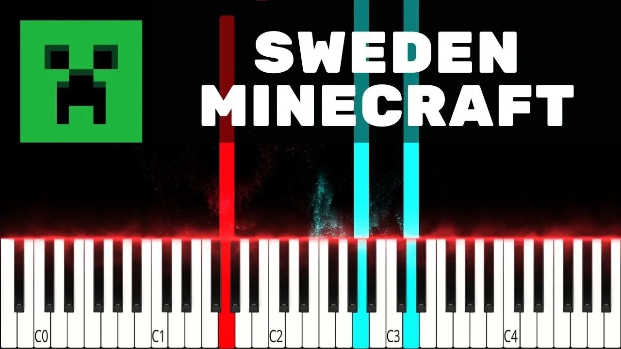 Sweden - Minecraft - Piano Tutorial