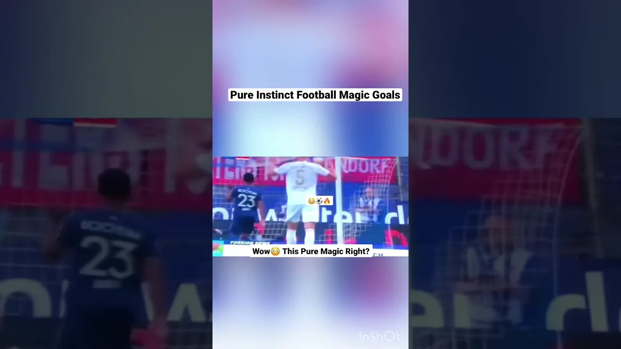 Pure Instinct Football Magic Goals #shorts #football #goals #lionelmessi #psg