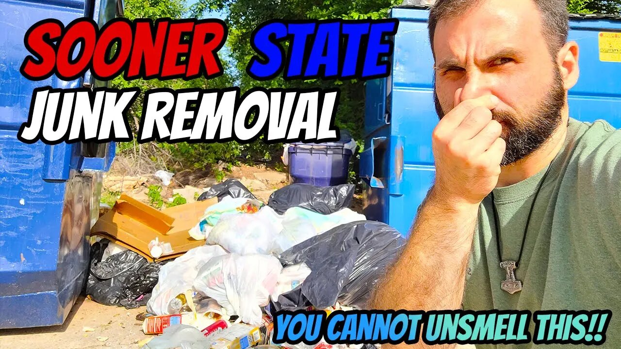 DISGUSTING Overflowing Dumpster Cleanup! Junk Removal | Oklahoma City | Family Owned