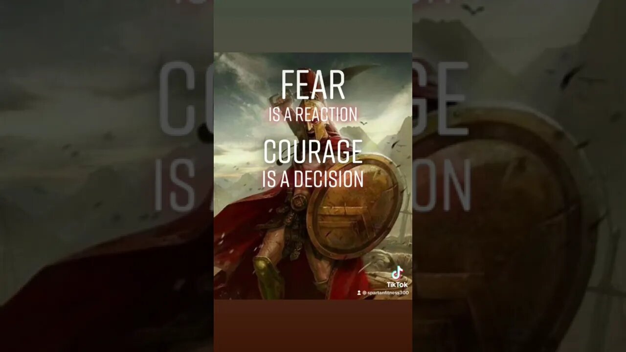 Fear vs Courage | Reaction vs Decision