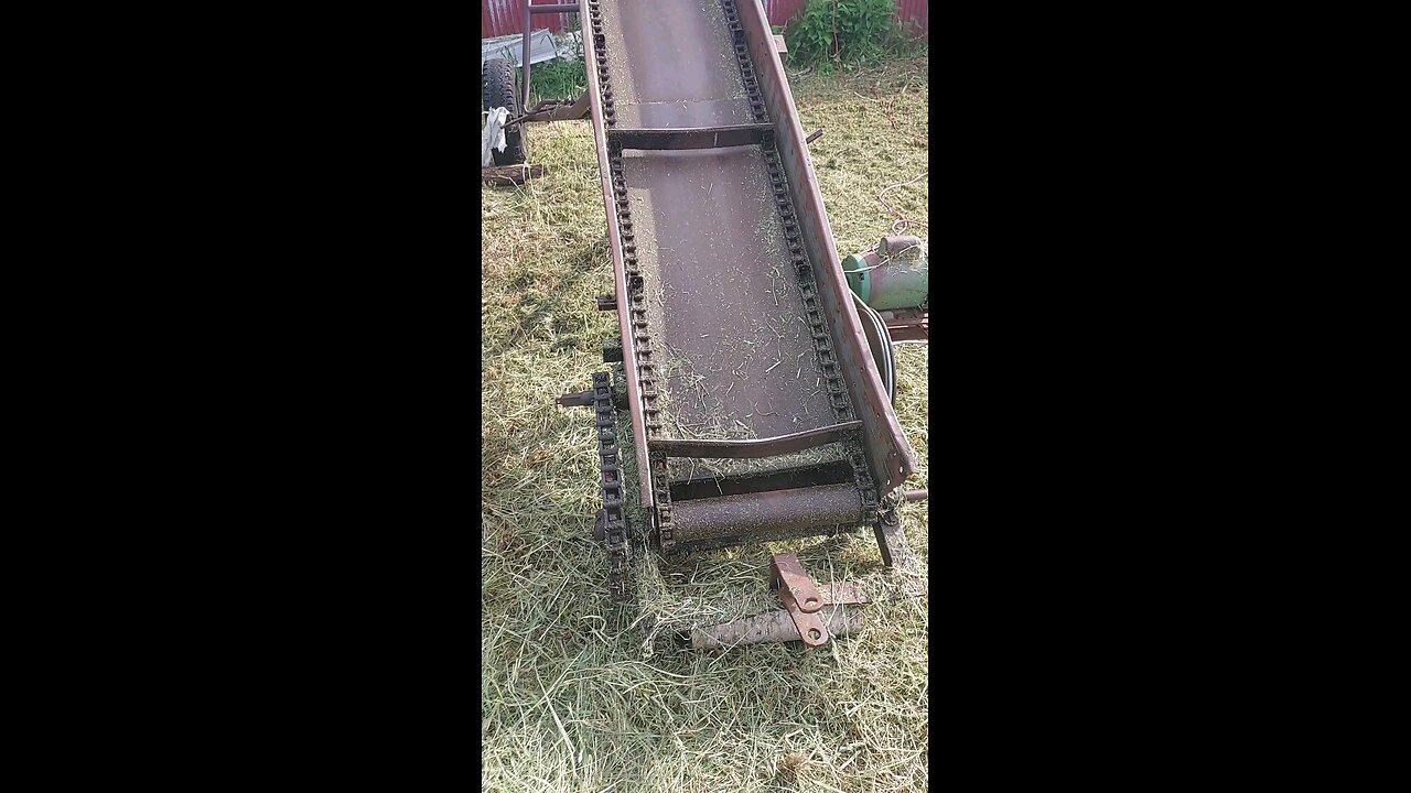 old fashion hay elevator