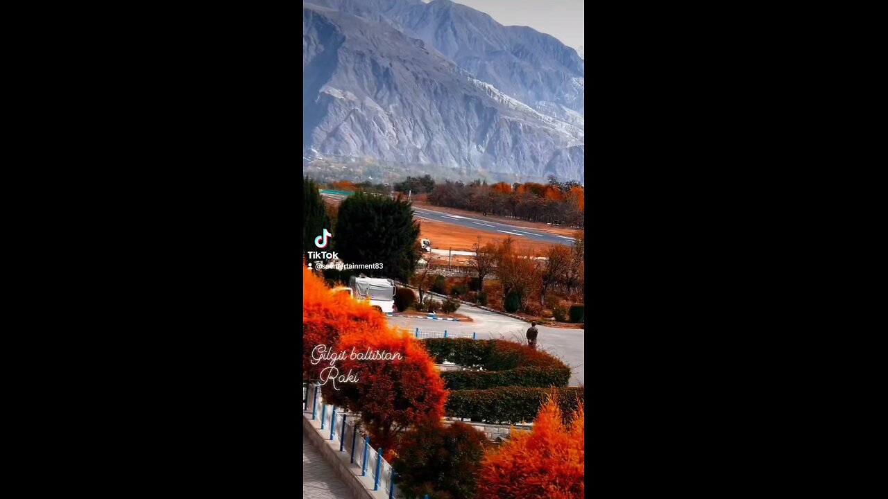 Beautiful Gilgit Airport.