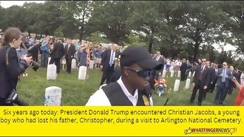 Six years ago today: President Donald Trump encountered Christian Jacobs