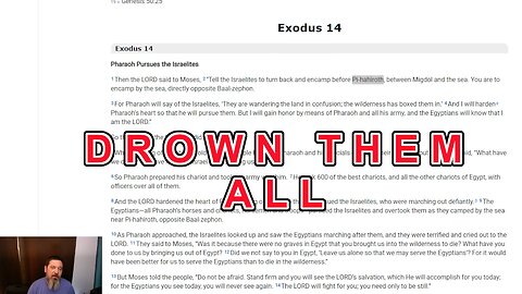 The Sacrifice of Pharaoh Exodus 14