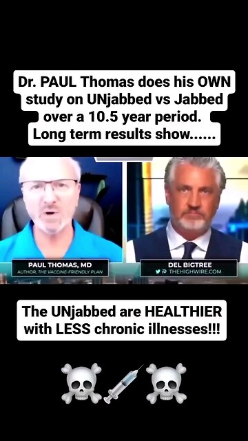 Unvaccinated kids are healthier in every way