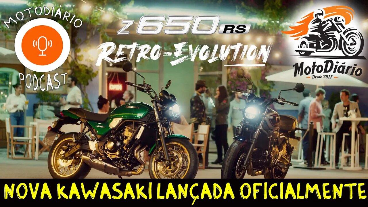 Nova Z650 RS Kawasaki , estilo RETRÔ, é lançada OFICIALMENTE, confira