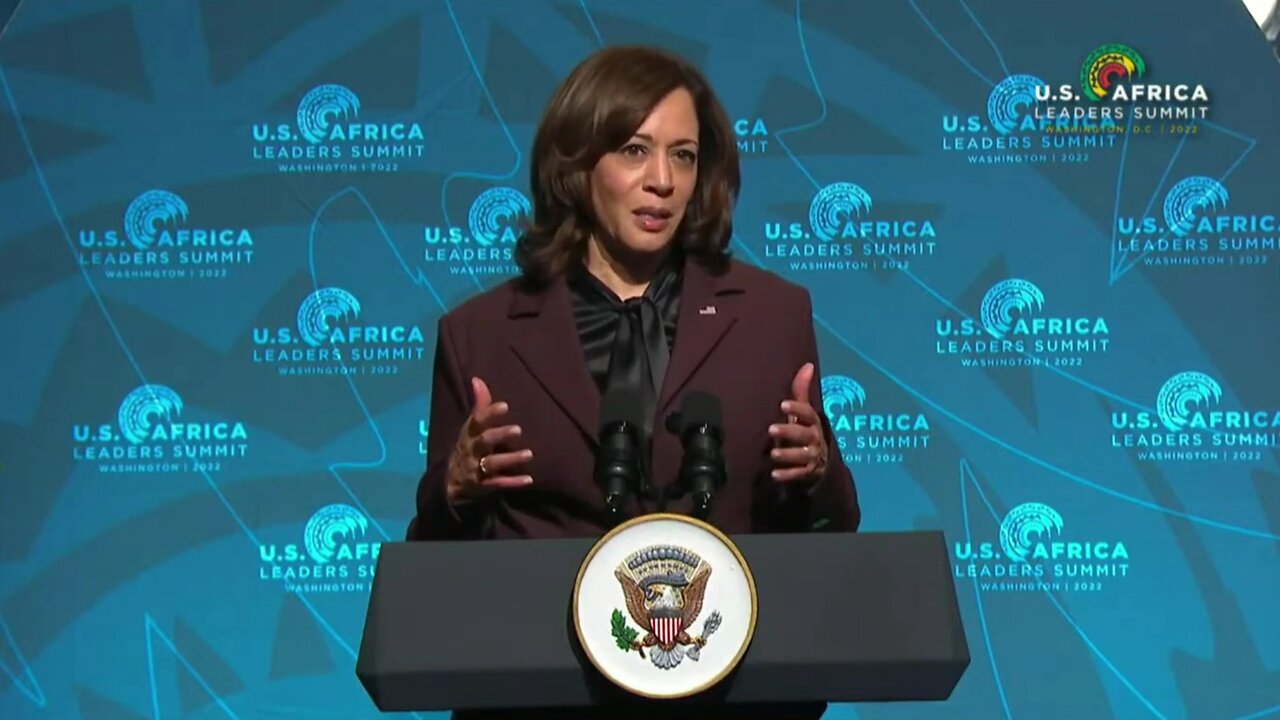 Kamala Harris tells Africa about "Working Together" & being "Unburdened By What Has Been"