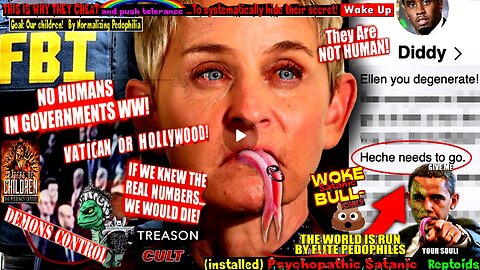 Ellen DeGeneres Named as 'Diddy Accomplice' in Hollywood Pedophile Investigation (compilation)