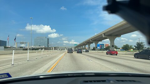 Blasting through the massive i10 Sam Houston interchange