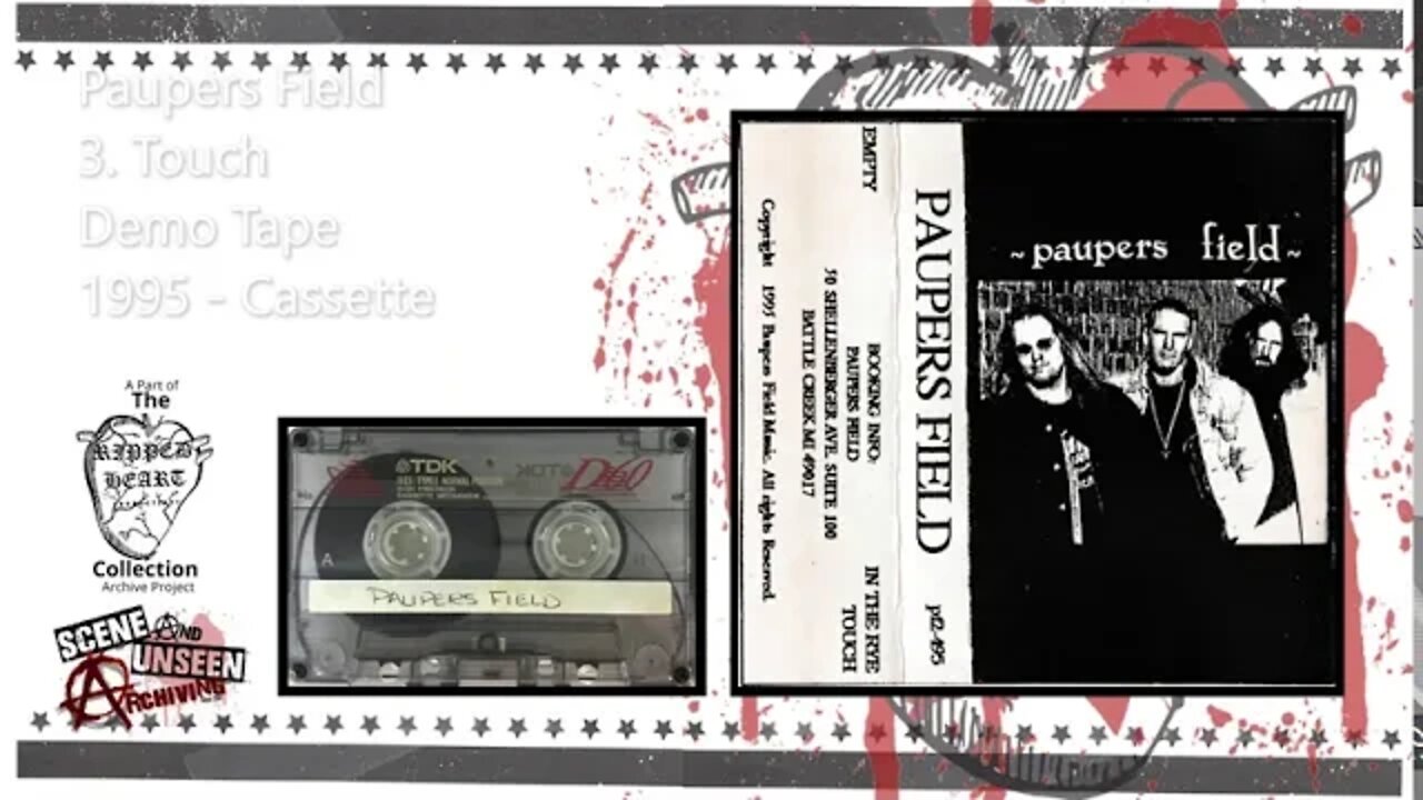 Paupers Field - 1995 Demo Tape - 3. Touch. Battle Creek, Michigan Christian Progressive Rock.