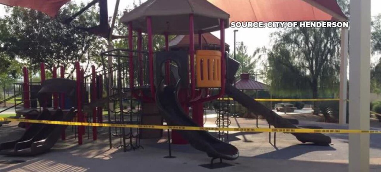 Teens accused of setting Henderson playground on fire