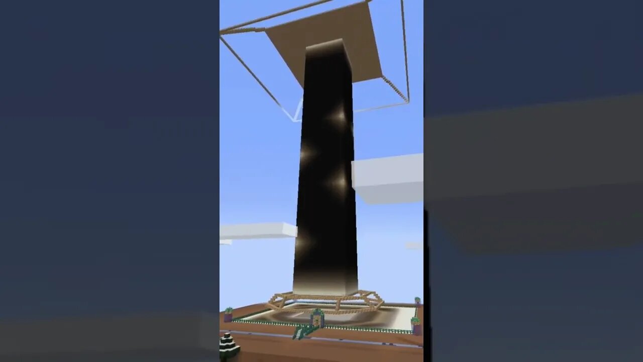 Outside Mosaic Tower Minecraft #shorts #viral #minecraft