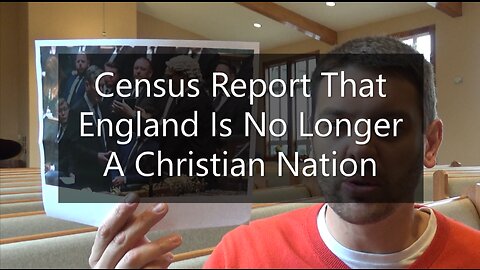 Census Reports That England Is No Longer A Christian Nation