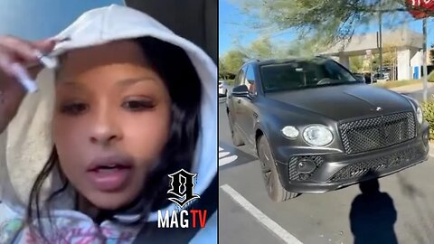 "I Could Cry" Chrisean Rock Takes Her New Bentley Through Car Wash For The 1st Time! 🚘