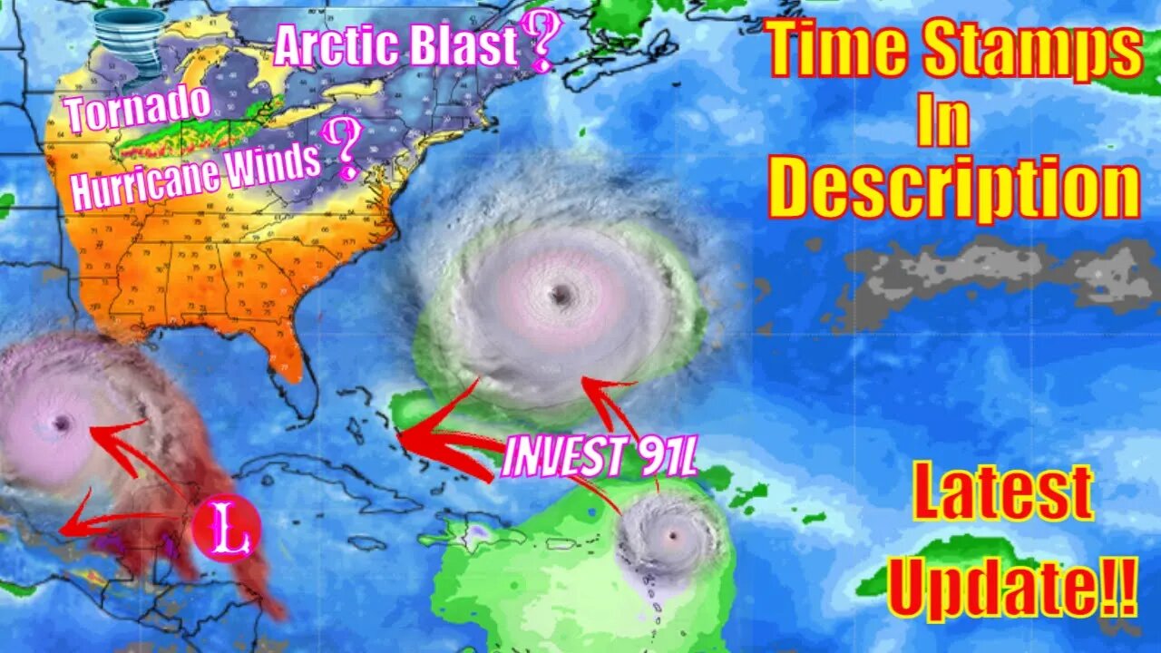 Tropical Cyclone Expected, Hurricane Winds, Flooding, Tornado & Arctic Blast - The Weatherman Plus