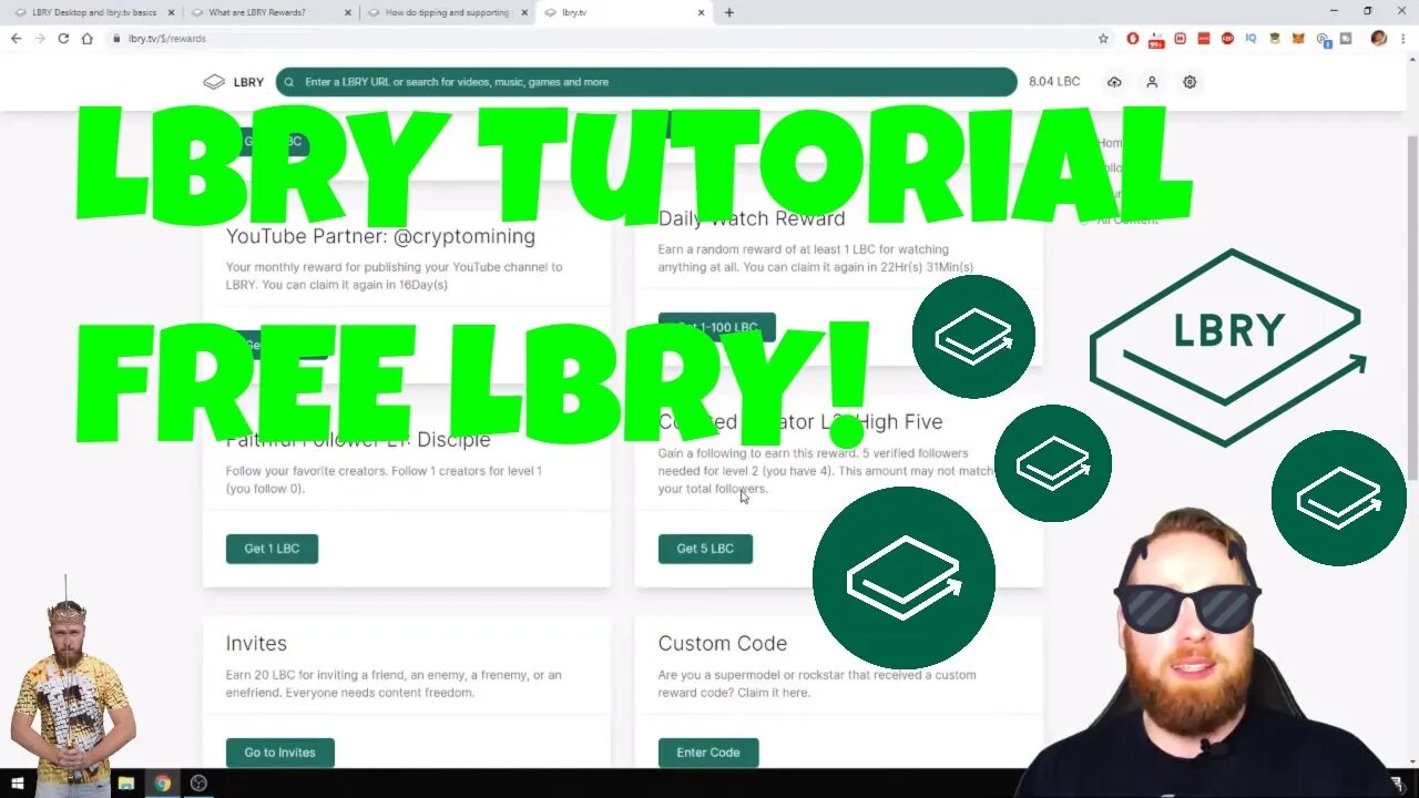 LBRY Review: What Is LBRY TV & How To Earn FREE LBRY Credits (LBC)