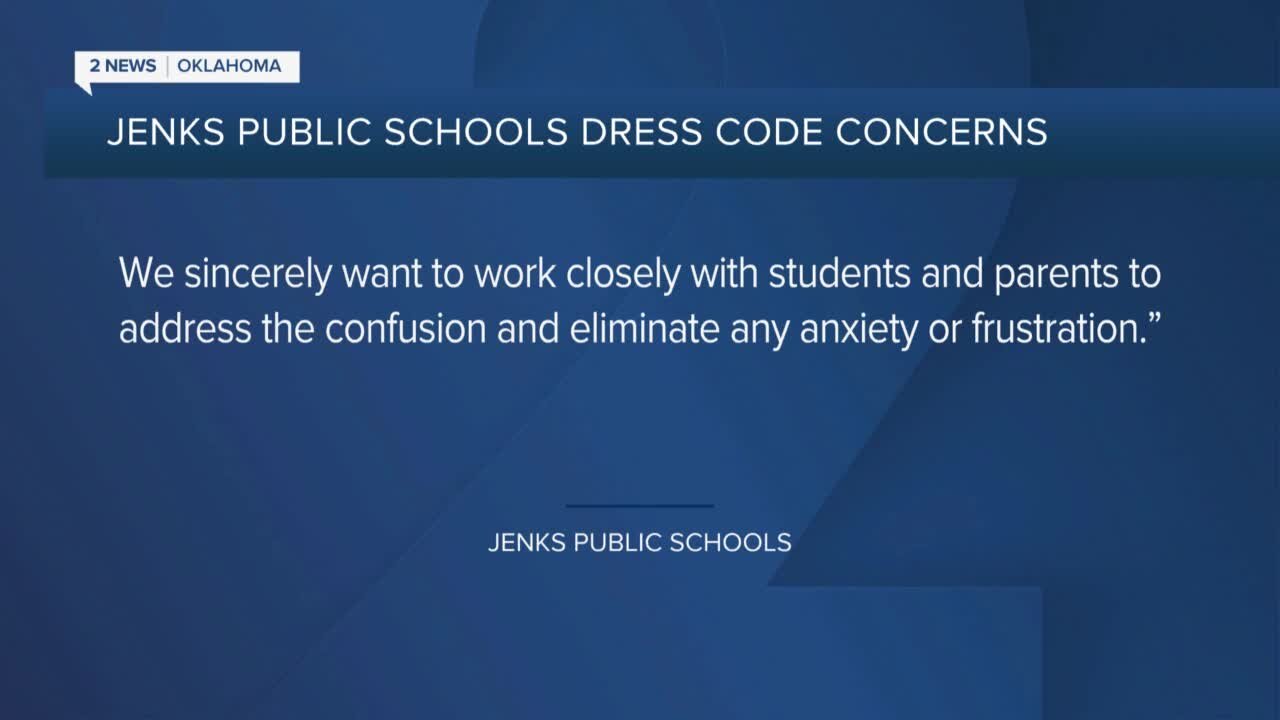 Jenks Public Schools Dress Code Concerns