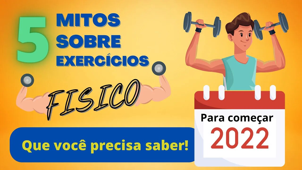 🔴 5 [Mitos sobre exercícios] 🏋🏻 físicos que você precisa saber em 2022 🧐 #Comoperderpesoem2022