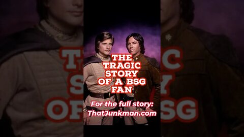 That tragic story of the biggest Battlestar ￼Galactica fan. #70s #80s #starwars #bsg