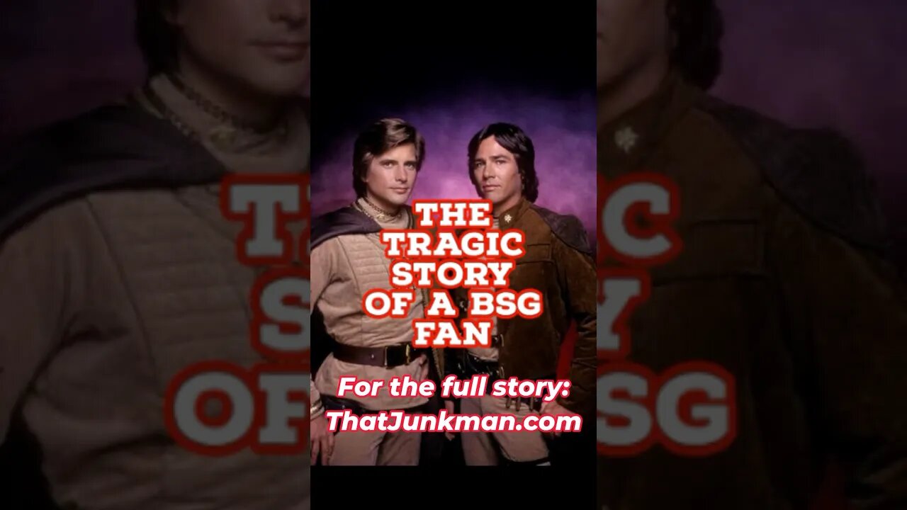 That tragic story of the biggest Battlestar ￼Galactica fan. #70s #80s #starwars #bsg