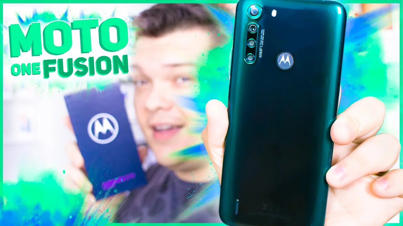 Motorola One Fusion, o MELHOR INTERMEDIÁRIO da MOTOROLA? Unboxing e Impressões