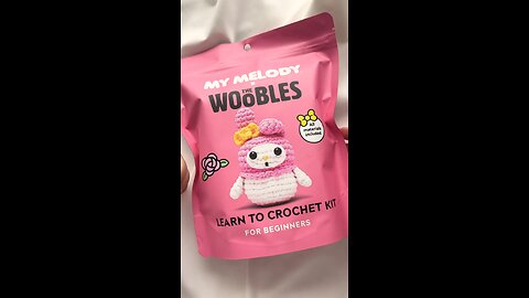 ASMR Bliss: Unboxing & Crocheting My Melody Kit