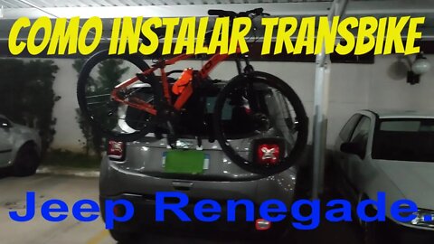 como instalar transbike universal no Jeep renegade. #dronemassa #transbike #renegade