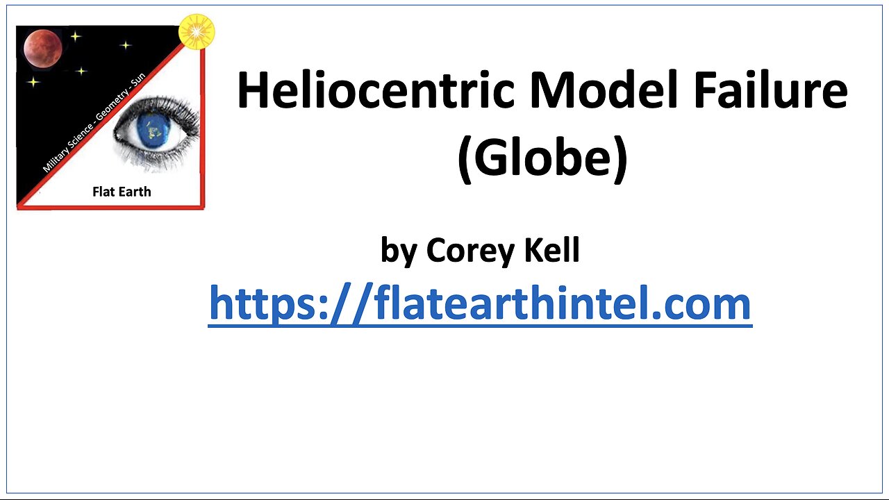 The heliocentric globe model failure