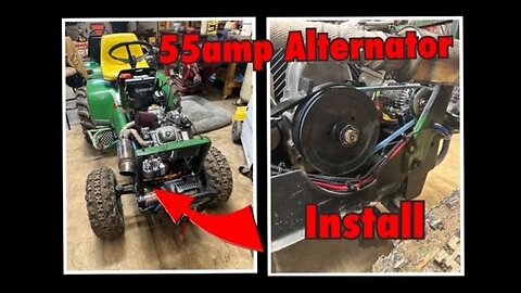 I put a Car Alternator in the Mud Mower! JD214 Build Part 22
