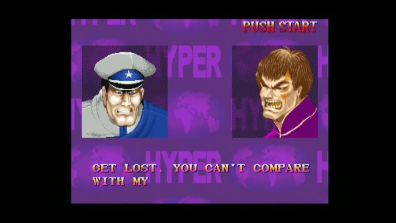 Hyper Street Fighter 2 Nerf AI (PS2) - M.Bison/Vega (Turbo) - Hardest - No Continues