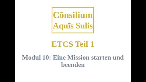 ETCS Part 1 Module 10 (Deutsch)